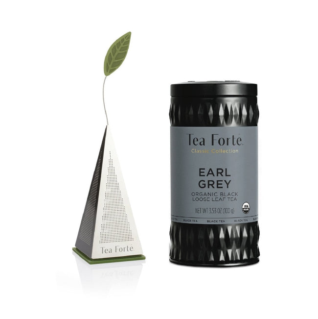 オーガニック紅茶+ICONインフューザーセット(アールグレイ) - 紅茶ギフト専門店ティーフォルテ