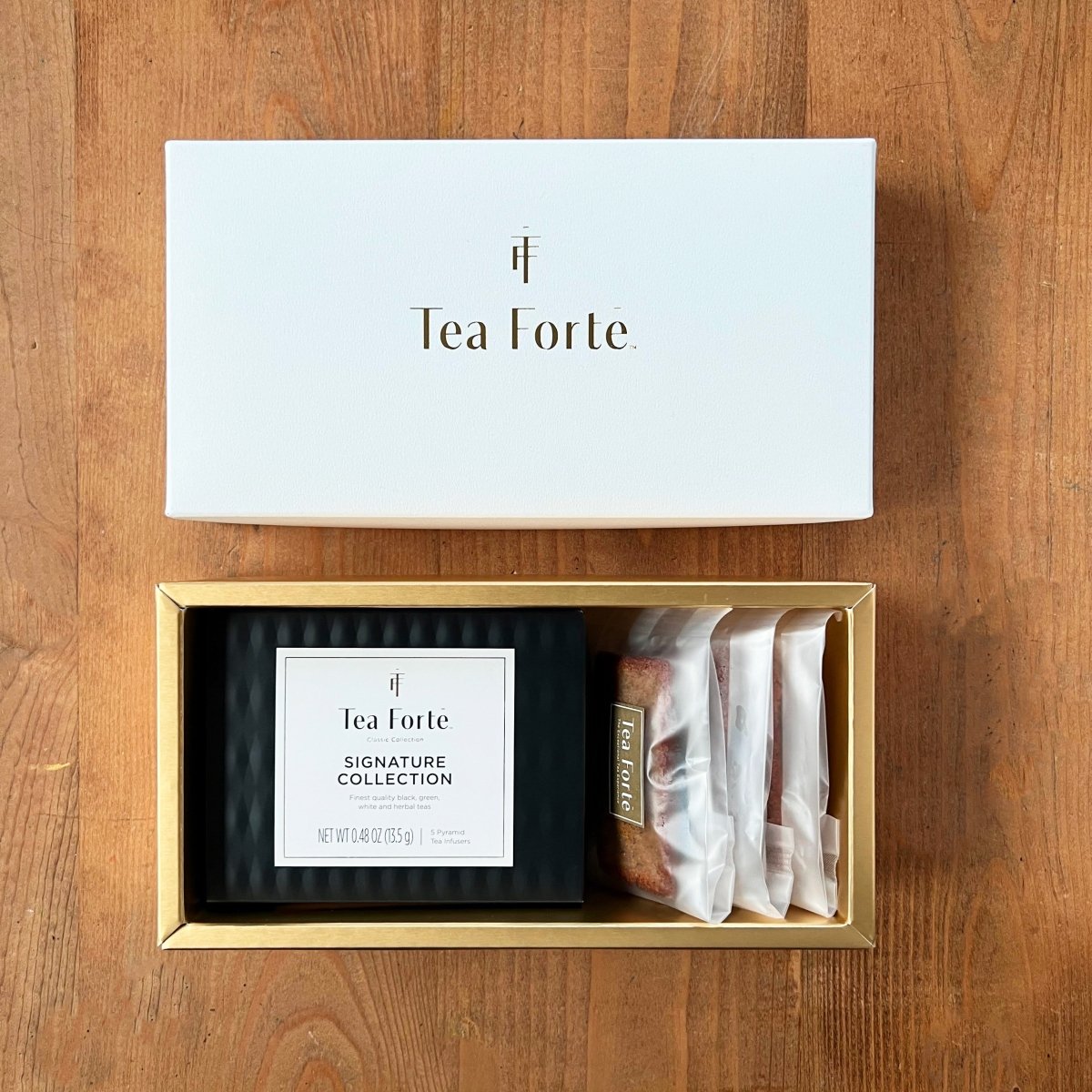 SIGNATURE 5+フィナンシェ ギフトセット(リボン掛け仕様) - 紅茶ギフト専門店ティーフォルテ