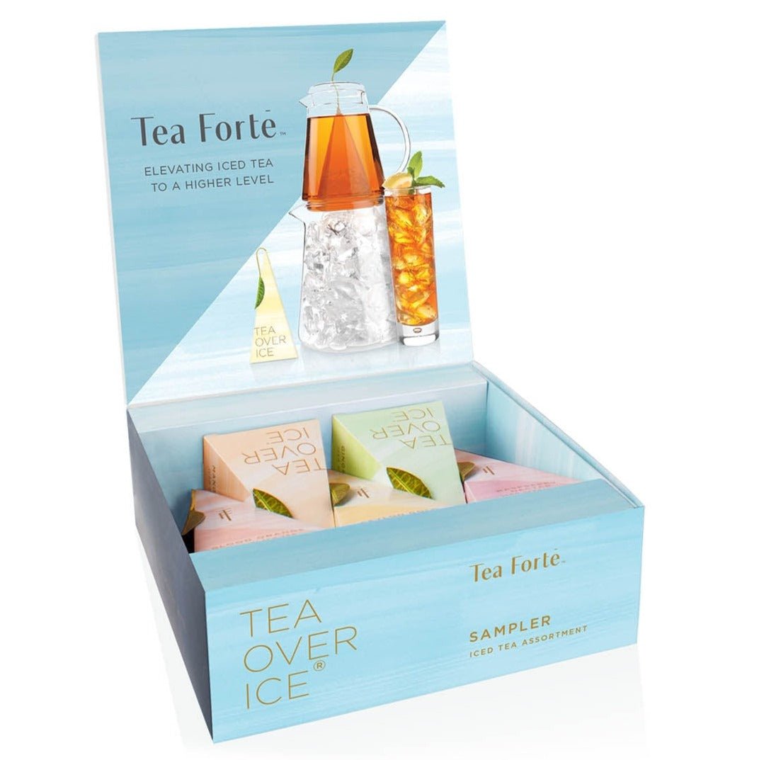 アイスティー専用ティーバッグのアソート|蓋の開いたギフト箱