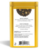 ブラックベリーの紅茶ギフト（リーフティー缶背面）