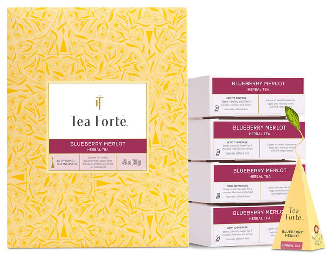 ブルーベリーメルローハーブティーのティーバッグセット