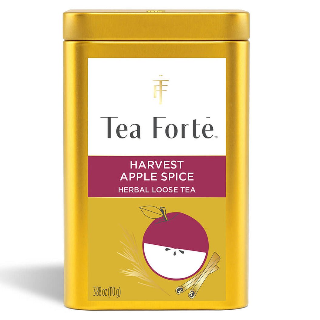 林檎にクローブやシナモンなどのスパイスとベリーも加えたルイボスティーのリーフティーギフト缶