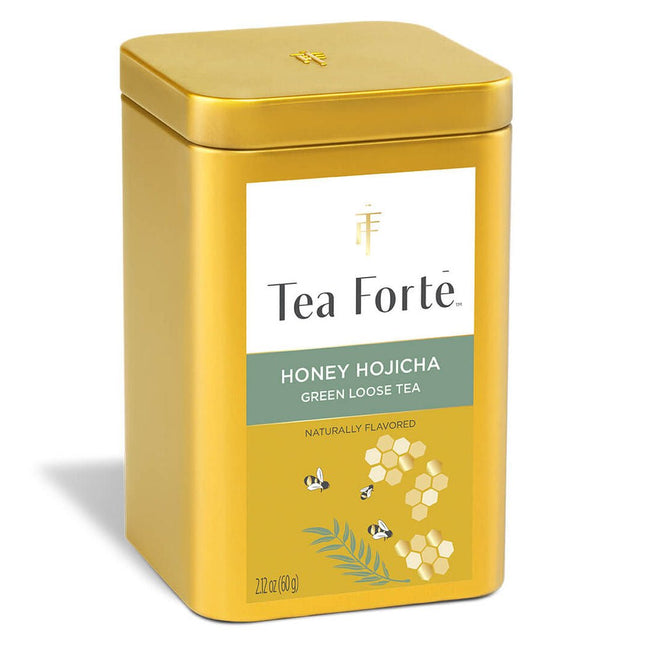 ハニーほうじ茶のリーフティー缶