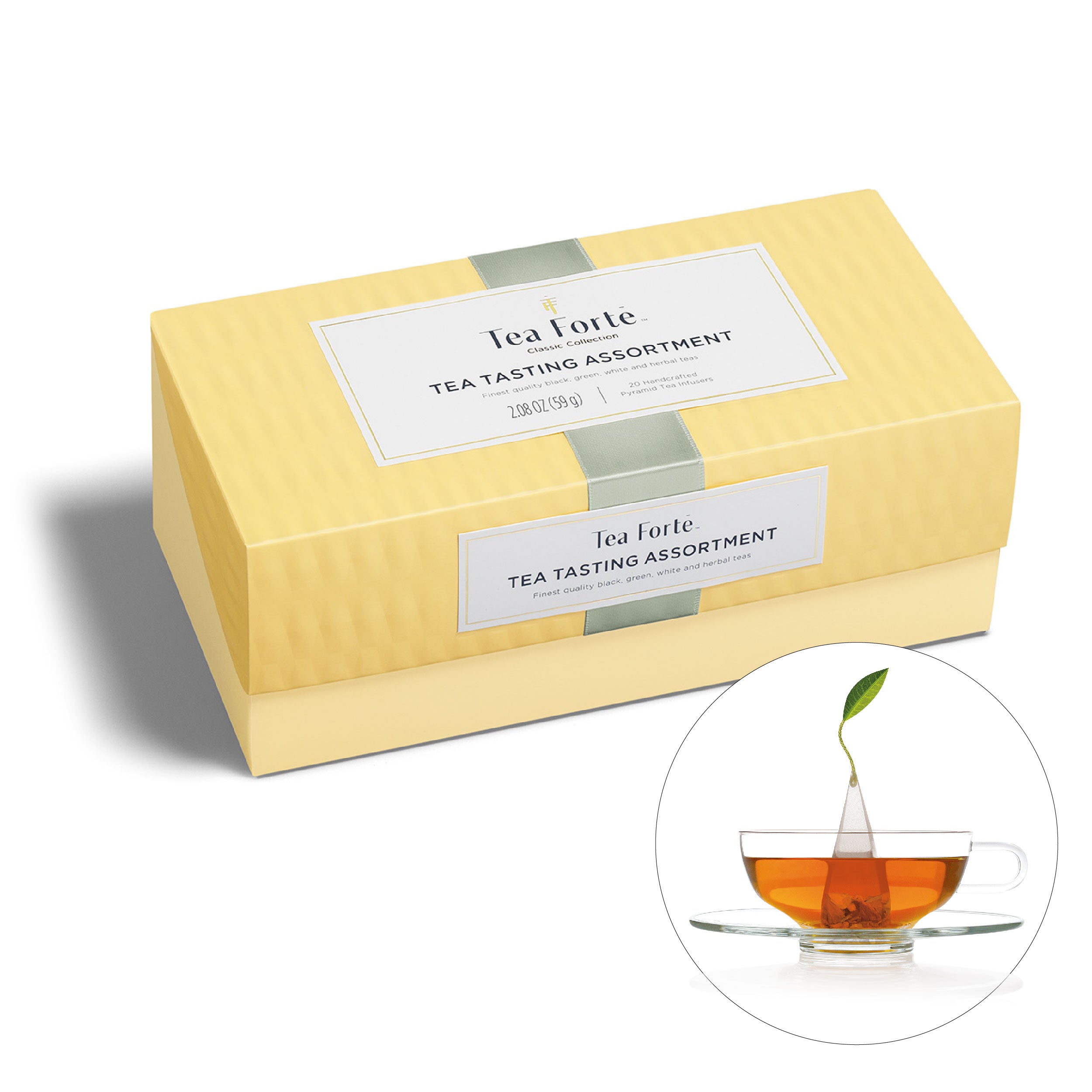 TEA TASTING ダブル*– 紅茶専門店Tea Forte-プレゼントやギフトに 