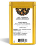 スパイスたっぷりのクリスマスティー紅茶ギフト（リーフティー缶背面）